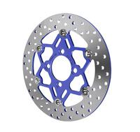 Nouveau disque de frein flottant en alliage d'aluminium CNC de haute qualité pour modification de moto, disque de frein avant 245MM