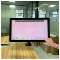 Tablet PC Bisnis 21.5 Inci 1920x1080 Rockchip Android 11, Dapat Dipasang di Dinding VESA, WiFi, PoE, Pembaca NFC RFID, Port Ethernet RJ45, Garansi 3 Tahun