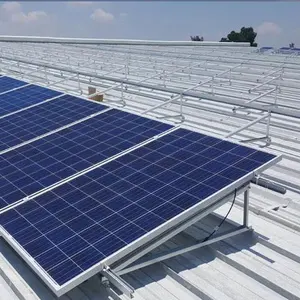 PV солнечные рельсы от производителя фотоэлектрическая Монтажная система для солнечных панелей
