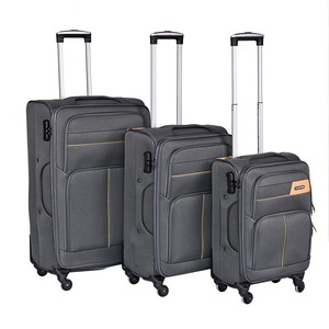 Wholesale 20"24"28" Trolley Soft Fabric Lightweight Luggage Sets Cheap Price Travel Trolley <b>Suitcases</b> Set - Product Image 2