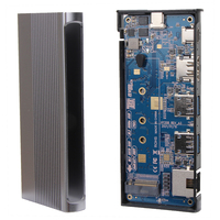 Adaptador de carcasa VCOM SSD, carcasa de disco duro Mini Hub con HDMI RJ45, Puerto USB Sata, estación de acoplamiento, carcasa HDD