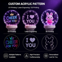 Llavero Luminoso RGB con Logotipo Personalizado, Color Personalizado, Anime, Juego, IP, Merchandising para Fans, Regalo Promocional para Eventos y Obsequios