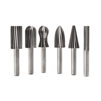Fraise rotative en acier rapide Xingong, 3 mm, manche allongé, tête de ponçage, fraise à bois, fraise à racines, résine ODM