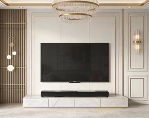 Nouvelle barre de son 2.1 2026 avec caisson de basses sans fil, haut-parleur surround 100W de puissance maximale pour TV, HDMI ARC, 6 interfaces <span class=keywords><strong>Bluetooth</strong></span> 5.3 - Product Image 4