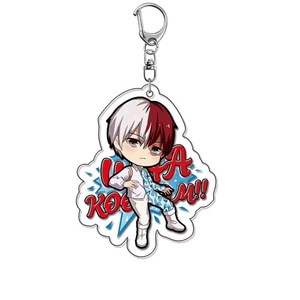 Llavero de acrílico de Anime <span class=keywords><strong>Hero</strong></span> <span class=keywords><strong>Academia</strong></span>, colgante para coche, accesorios de cosplay para hombres y mujeres, bonito llavero de acrílico para bolso, regalo para fans - Product Image 5