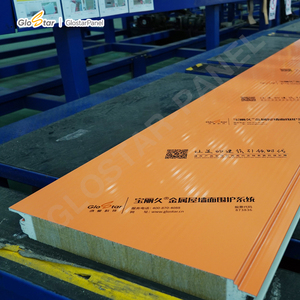 Paneles Aislantes para <span class=keywords><strong>Paredes</strong></span> <span class=keywords><strong>de</strong></span> Naves Frigoríficas <span class=keywords><strong>de</strong></span> Fábrica China, Tipo Sándwich, <span class=keywords><strong>de</strong></span> Lana <span class=keywords><strong>de</strong></span> Roca y Poliuretano, con Borde Sellado, <span class=keywords><strong>de</strong></span> 50mm, 75mm y 100mm, en Venta - Product Image 3
