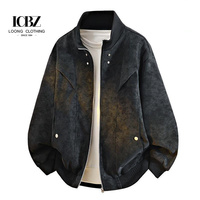 Veste en cuir PU ODM de haute qualité pour homme, automne, grande taille, doublée de velours, élégante et robuste