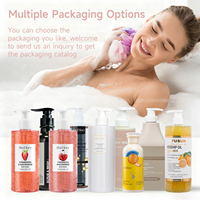 OEM Gel douche peaux sensibles Aloe Vera Camomille extrait d'avoine Apaisant Blanchissant Hydratant Contrôle de l'huile Rafraîchissant Taille d'échantillon
