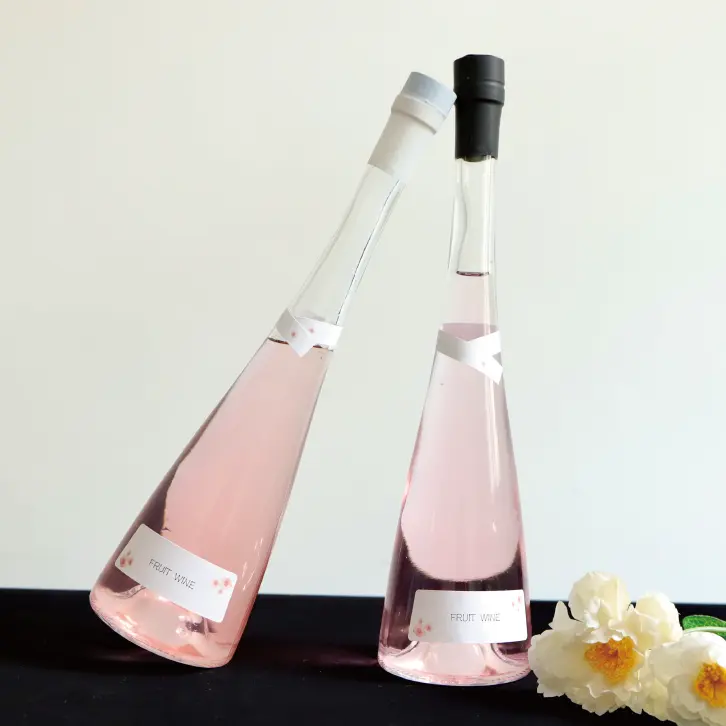 Botella de vino tinto con forma única, botellas de vidrio vacías, muy recomendado por los fabricantes