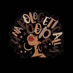 I Am Black <span class=keywords><strong>History</strong></span> Afro disegna adesivi per trasferimenti di calore per vestiti per ragazze DTF - Product Image 3