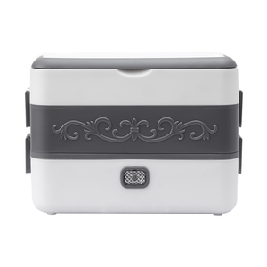 Haute qualité multifonctionnel 4L chauffage bouteille d'eau chaude cuisson boîte à lunch 304 acier inoxydable électrique tiffin boîte - Product Image 1