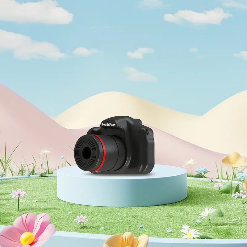 PoddyPony Wholesale High Quality Kids Camera for Kids Age 3+ with Long Lens Funny Games Kids Digital Camera 32GB Card