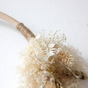 Guirnaldas y Coronas de Flores Secas SoftDream, Marco de Corona de 30 cm con Hierba de Pampas, Decoración Perfecta para el Hogar - Product Image 4