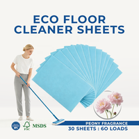 Feuilles de Savon Nettoyant Multi-surfaces Parfumées à Moussage Rapide, Éclaircissantes et Nettoyantes en Profondeur pour Sols (OEM/ODM)