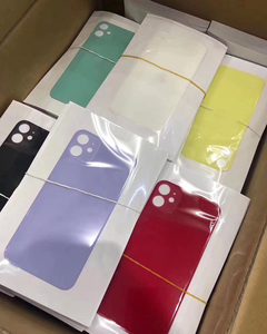 ฝาหลังแบตเตอรี่สำหรับเปลี่ยนเร็ว สำหรับ iPhone XR XS 11 12 mini 13 pro 14 pro ขายส่ง กระจกหลังแบบรูใหญ่ พร้อมกาว - Product Image 1