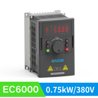 Variador de Frecuencia EC6000 Trifásico 380V 0.75kW, Inversor de Frecuencia CA, VSD, VFD