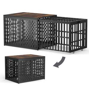 38 Tot 70 Zware Hondenkrat Meubels Hondenkooi <span class=keywords><strong>Kennel</strong></span> Uittrekbare Ontwerp <span class=keywords><strong>3</strong></span> Deuren Sterk Metaal Grote Huisdierenkratten <span class=keywords><strong>Kennel</strong></span> Voor Honden - Product Image 6