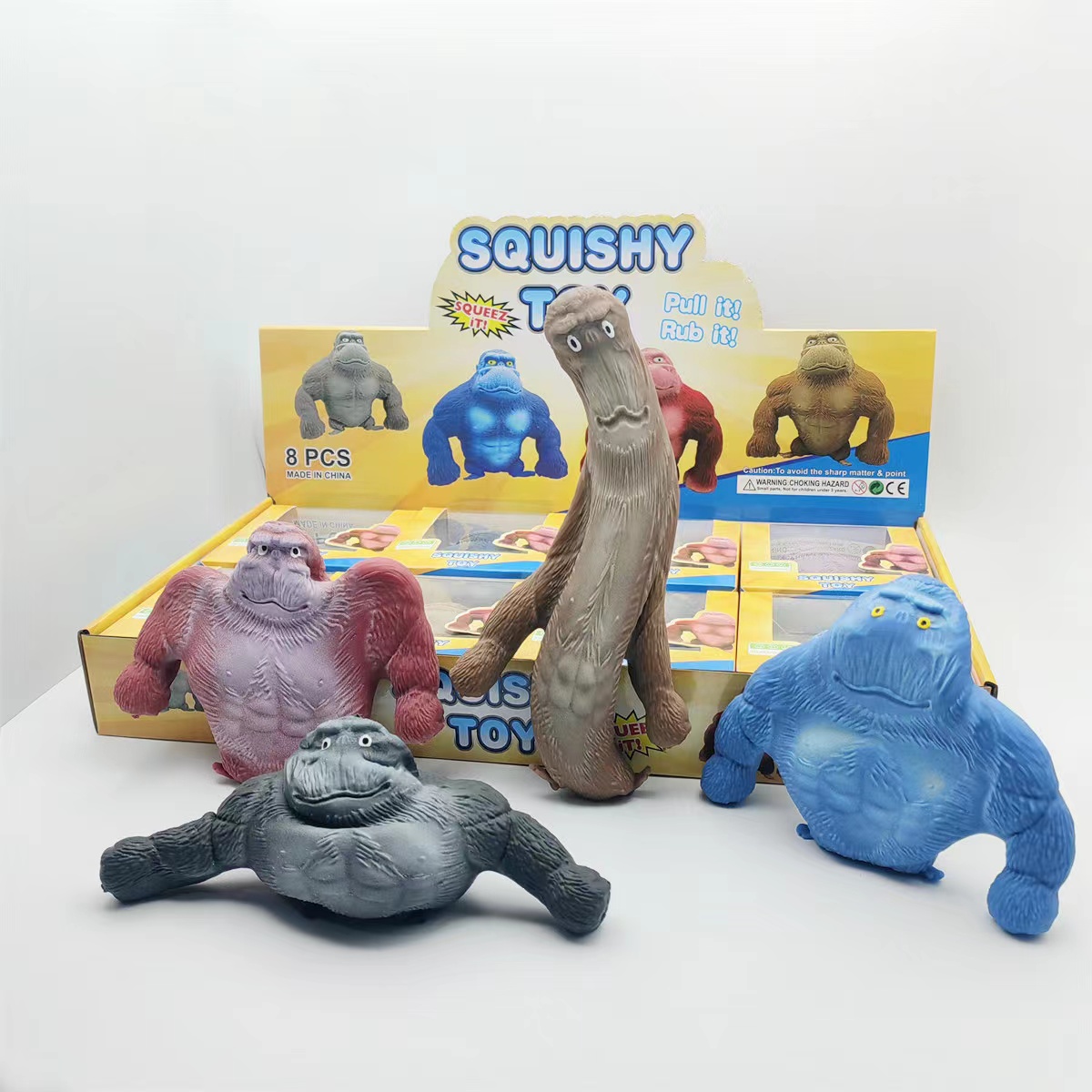 シミュレートされたサンドゴリラトリックTPRストレスリリース