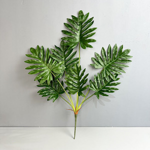 Plantes en pot Monstera Philodendron, décoration de jardin, décoration intérieure, vitrines, intérieurs de maison, plante artificielle en plastique souple - Product Image 4
