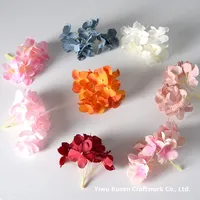 Aksesoris Rambut Jepit Bunga Sutra Buatan Tangan Bentuk Hydrangea untuk Dekorasi Rumah, Pernikahan, dan Perlengkapan Fotografi
