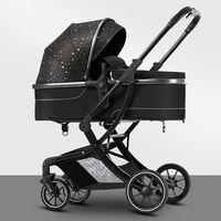 Poussette 3 en 1 personnalisée, légère, avec siège auto et landau, pliable, de luxe, pour bébé