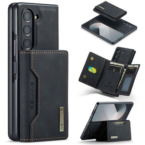 Funda de cuero magnética desmontable DG MING 2 en 1 para <span class=keywords><strong>Samsung</strong></span> Galaxy Z Fold 7 6 5 4 3, funda tipo billetera, tarjetero, funda para teléfono - Product Image 1