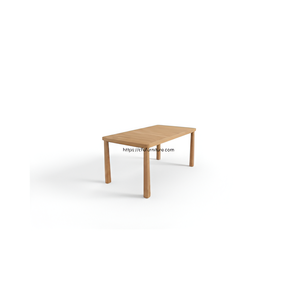 Table à manger élégante Devora avec surface spacieuse et élégante, pieds robustes, design moderne pour la maison, restaurant, mobilier de salle à manger - Product Image 1
