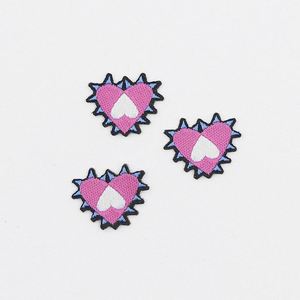 Full Embroidered Eco-Friendly Twill Flower Shape Trucker Hat Logo Western Patch <b>Iron</b>-<b>On</b> Custom Patches - Product Image 6