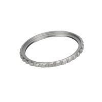 Nouveau 2025 Lunette de montre SKX007 en acier inoxydable 316L, fine et rotative, style roue de véhicule turbine, pour modification de montres-bracelets et pièces d'outillage