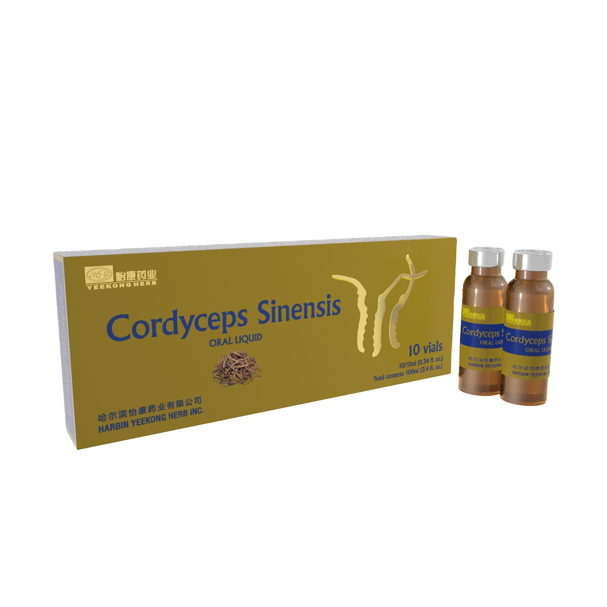 Chinese herbal drink Cordyceps sinensis oral liquid food supplement factory price