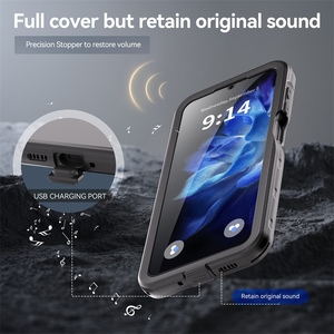 Per Samsung <span class=keywords><strong>Galaxy</strong></span> A56 A26 A16 5G <span class=keywords><strong>impermeabile</strong></span> IP68 subacquea subacquea nuoto antiurto TPU PC cassa del corpo intero - Product Image 3