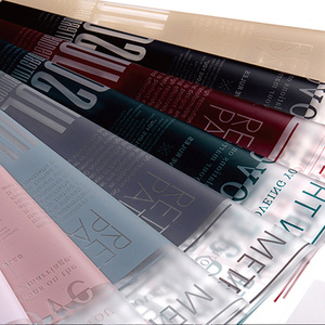 Fábrica Shinewrap Venta al por mayor de papel de regalo de flores de película mate con texto <span class=keywords><strong>en</strong></span> inglés papel de embalaje de floristería elegante papel translúcido - Product Image 5