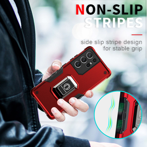 Armadura de lujo Protección Kickstand a prueba de golpes TPU + PC Hardware Phone Case <span class=keywords><strong>Samsung</strong></span> <span class=keywords><strong>S21</strong></span> <span class=keywords><strong>Ultra</strong></span> <span class=keywords><strong>5G</strong></span> Diseño simple al por mayor - Product Image 4