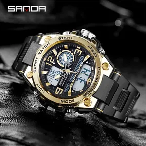 Üst marka G tarzı erkekler dijital saat şok lüks spor saatler moda su geçirmez elektronik kol saati erkekler Relogio Masculino - Product Image 6