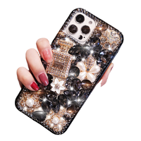 Haute qualité luxe étincelle paillettes cristal étui strass diamant couverture de téléphone pour iPhone 15 14 13 12 16 Plus et 8 Plus