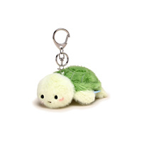 Vente en gros Nouveaux arrivages Mignons animaux marins en peluche 3D Porte-clés en fourrure douce Poupée de dessin animé Charme de sac Décoration suspendue pour cadeau