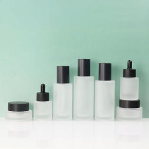 30ml 50ml 100ml 120ml <span class=keywords><strong>150ml</strong></span> di siero per capelli bianco smerigliato flacone contagocce di vetro e 30g di vetro opaco da 50g per Set cosmetico - Product Image 6