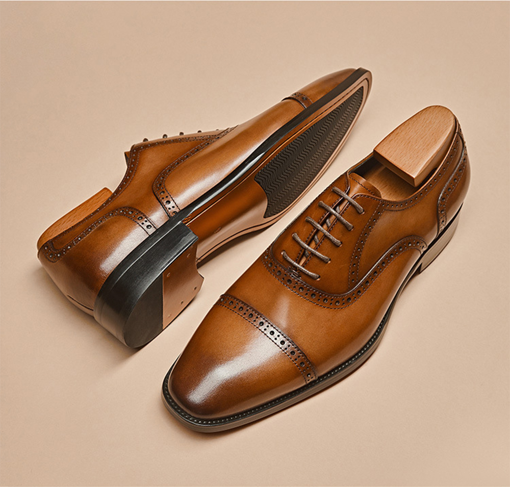 Men's Leather Oxford Shoes