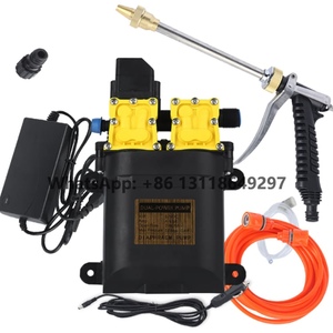 Haute <span class=keywords><strong>puissance</strong></span> 12v pompe à eau haute pression Jet de pulvérisation Machine à laver Portable électrique mousse voiture outils de nettoyage équipement - Product Image 2
