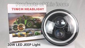 Kit de conversion de phares LED de voiture de 7 pouces, entièrement rond, adapté aux motos Harley et aux véhicules tout-terrain. - Product Image 3