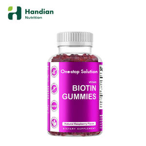 Gomitas de vitaminas veganas para cabello delicioso con suplemento de biotina para cabello y uñas de vitamina C para mujeres y hombres - Product Image 1