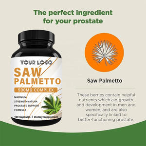 Wholesale Men's Health Supplement Saw Palmetto Capsules with Serenoa Repens Extract DHT Blocker for <strong>Prostate</strong> &amp; Hair Support - Product Image 5