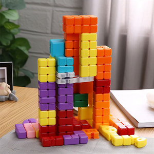 <b>Building</b> <b>Block</b> <b>Set</b> Colorful Plastic <b>Blocks</b> Educational Construction Toy For Kids 4-7 Years Unisex Play Kit - Product Image 2