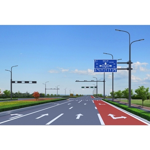 Chất lượng cao giá thấp CE tín hiệu đèn giao thông cực hot Dip mạ kẽm giao thông l-hình dạng ánh sáng cực cho đường chéo - Product Image 6