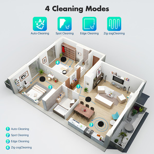 Robotic Vacuum Cleaner 3000PA Gyroscope Navigation Sweeping Suction Mopping APP Control 90-120 Sqm - Product Image 3