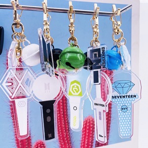 Porte-clés pendentif cloche Kpop BT NCT Got Support, accessoires lumineux en plastique imprimé UV - Product Image 5