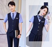 Costume de haute qualité pour hommes avec logo personnalisé gilet classique à la mode pour gilet décontracté formel serveur gilet à boutons et gilet uniforme