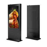 Pantalla LCD para Exteriores de 49 Pulgadas, Alto Brillo (3000 Nits), IP65 Impermeable, Kiosco Digital con Animación para Tiendas Minoristas, con SDK, de Pie