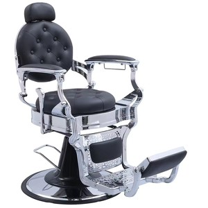 XFMC Chaise de Barbier Hydraulique Robuste à Commande au Pied, Réglable, pour Hommes, Dorée, Inclinable – Offre Spéciale Mobilier de Salon - Product Image 5