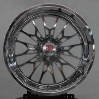 Rines de Auto Forjados Personalizados 5x127 5x5.5 6x139.7 8x170 6x135 8x6.5 8x180 Pulidos 20x10 22x10 22x12 24x12 24x14J